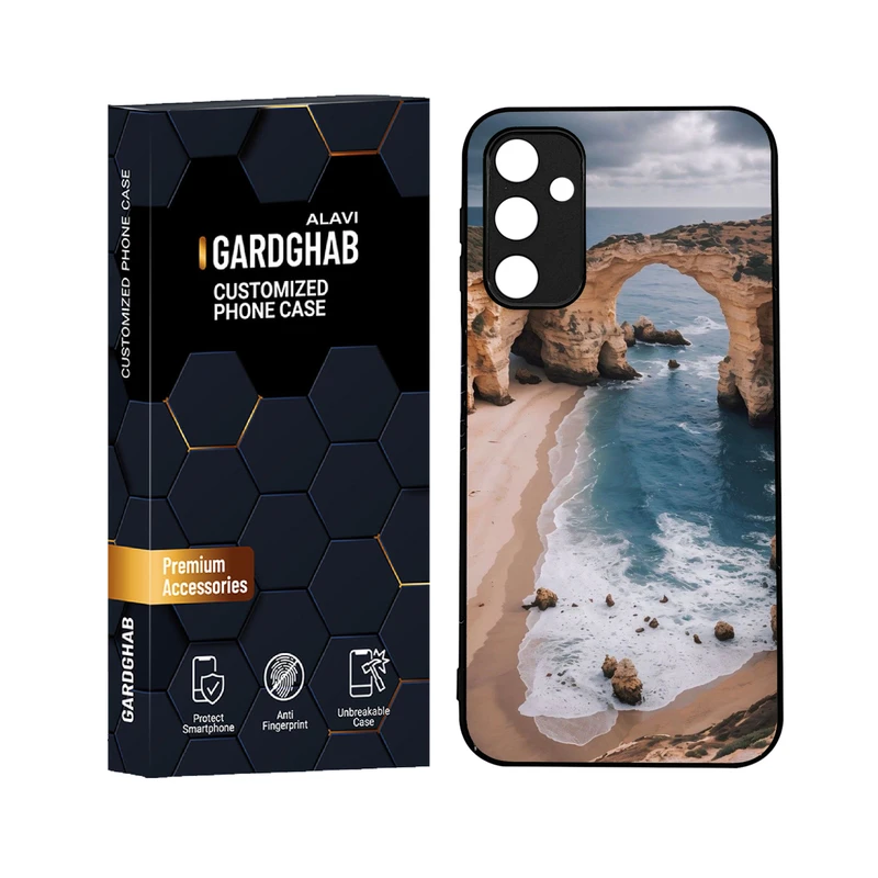 کاور گارد قاب علوی مدل دورژله ای منظره و طبیعت مناسب برای گوشی موبایل سامسونگ Galaxy A24