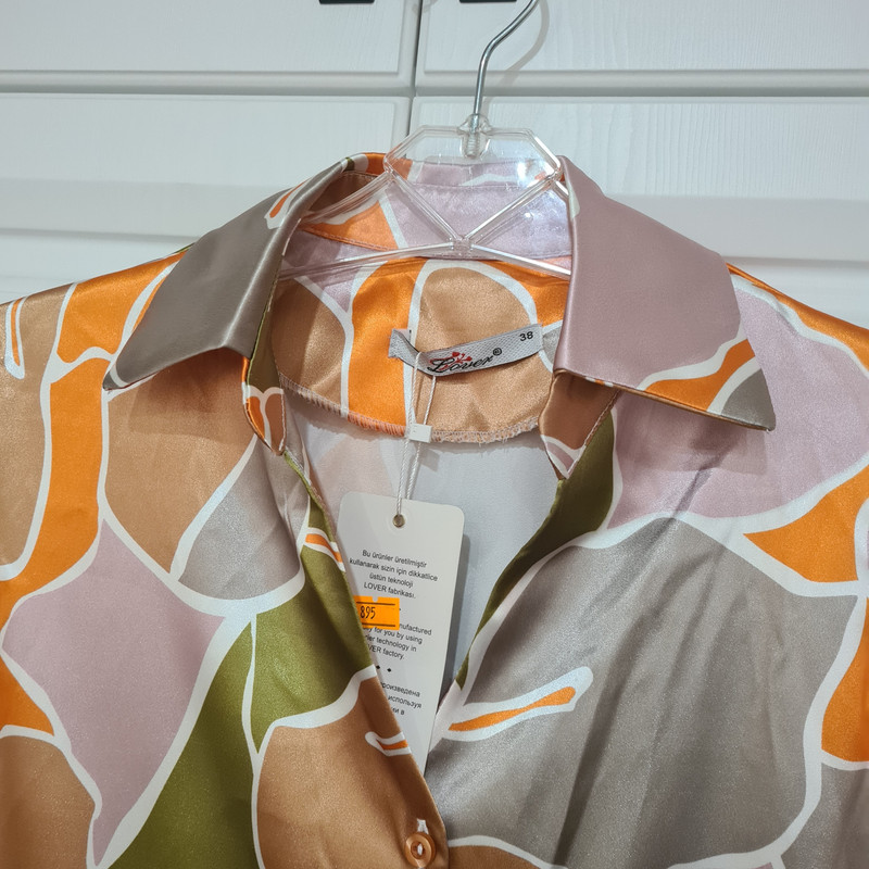 شومیز آستین بلند زنانه مدل  ساتن