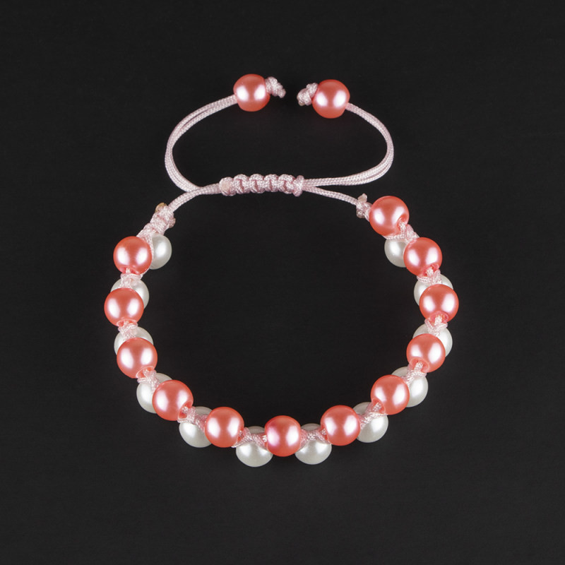 دستبند دخترانه مدل مروارید دو ردیفه کد ZA-MD11 دستبند دخترانه مدل مروارید دو ردیفه کد ZA-MD11