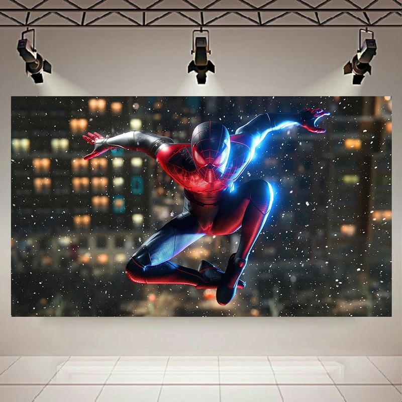 تابلو بوم طرح مرد عنکبوتی Miles Morales کد AR8260