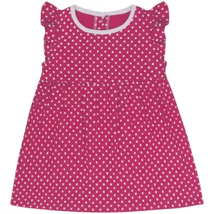 پیراهن دخترانه مدل 007 رنگ صورتی