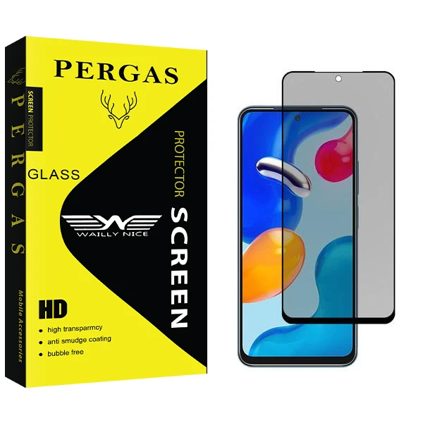 محافظ صفحه نمایش حریم شخصی وایلی نایس مدل Pergas مناسب برای گوشی موبایل شیائومی Redmi Note 11 4G