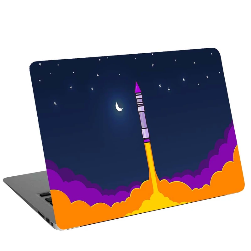 استیکر لپ تاپ طرح rocket minimalism G-2136 مناسب برای لپ تاپ 15.6 اینچ 