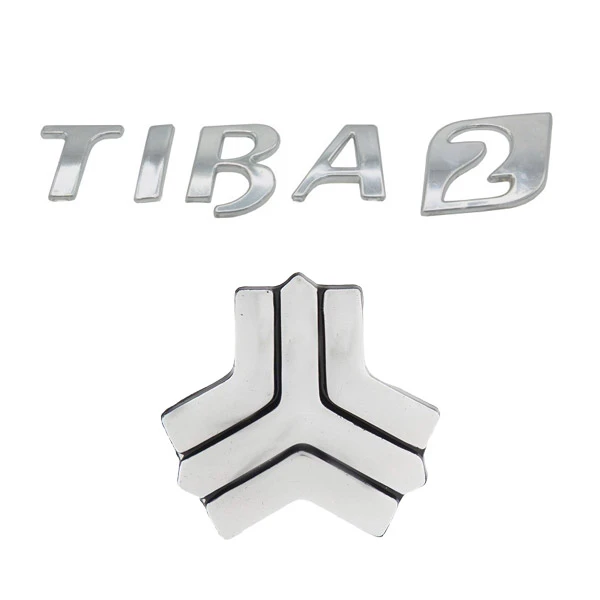 آرم صندوق عقب خودرو قطعه سازان کبیر مدل ARM-TIBA2-506 مناسب برای تیبا 2 مجموعه 2 عددی