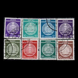 تمبر یادگاری مدل خارجی مجموعه 8 عددی 