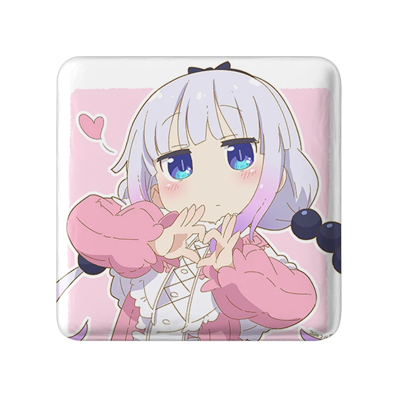 مگنت خندالو طرح کانا انیمه اژدهای خدمتکار کوبایاشی مدل مربعی کد 36278