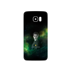 MAHOOT Scarlett Johansson Cover Sticker for Samsung Galaxy S7 Edge