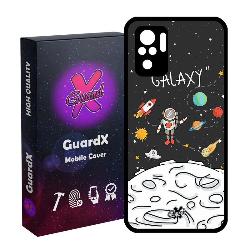 کاور گارد ایکس طرح Galaxy مدل Glass10014 مناسب برای گوشی موبایل شیائومی Redmi Note 10 4G / Note 10S