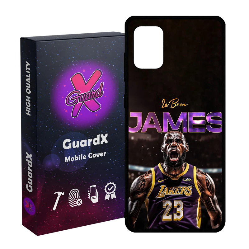 کاور گارد ایکس طرح Lebron James مدل 10715 مناسب برای گوشی موبایل سامسونگ Galaxy A31