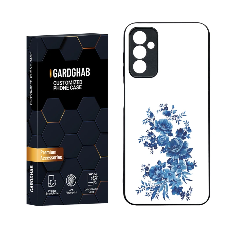 کاور گارد قاب مدل دورژله ای پشت گلس دخترانه مناسب برای گوشی موبایل سامسونگ Galaxy M13 4G