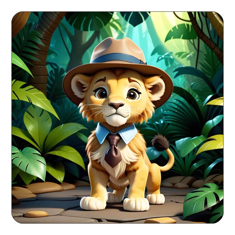 مگنت کاکتی طرح حیوانات کارتونی مدل mp28352