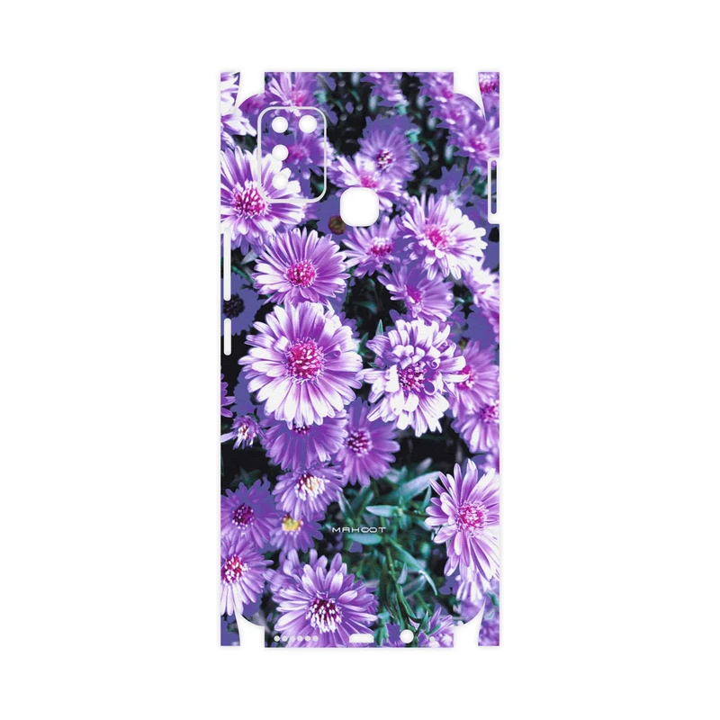 برچسب پوششی ماهوت مدل Purple-Flower-FullSkin مناسب برای گوشی موبایل اینفینیکس Smart 6 X657B