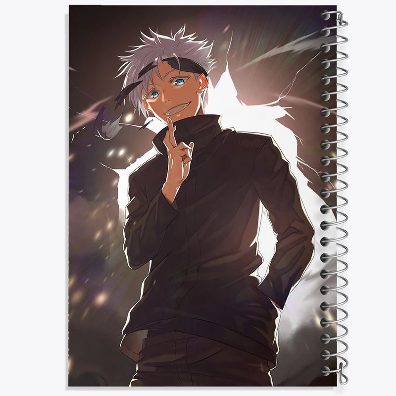 دفتر نقاشی 50 برگ خندالو طرح انیمه جوجوتسو کایزن کد F802