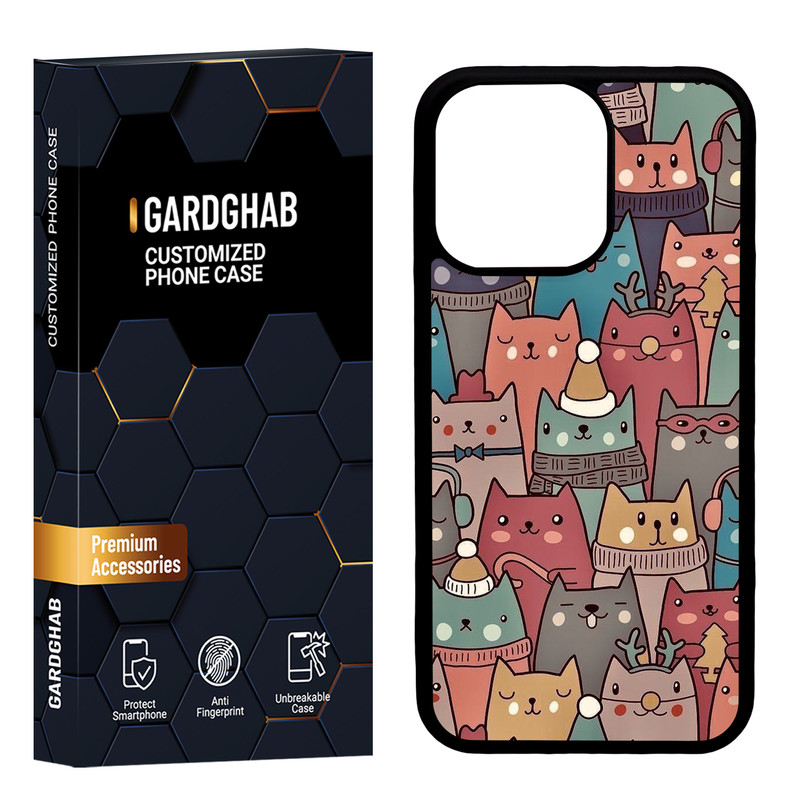 کاور گارد قاب مدل پشت گلس فانتزی مناسب برای گوشی موبایل اپل iPhone 13 Pro