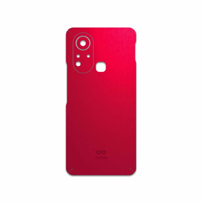 برچسب پوششی ماهوت مدل Matte-Warm-Red مناسب برای گوشی موبایل اینفینیکس Hot 11s