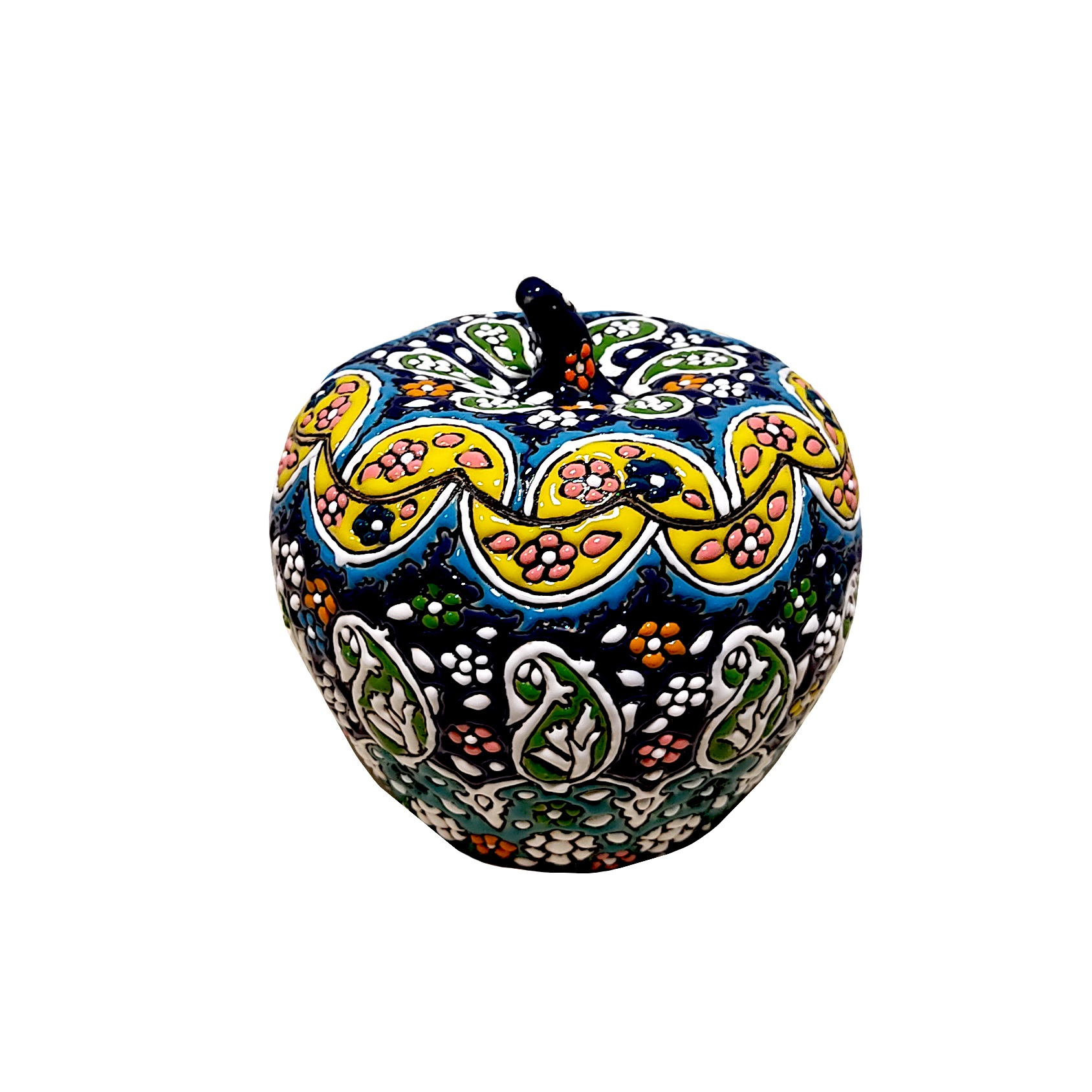 قندان میناکاری مدل سیب کد 10