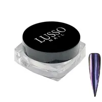 پودر کروم ناخن لوسو مدل بال مگسی کد 02