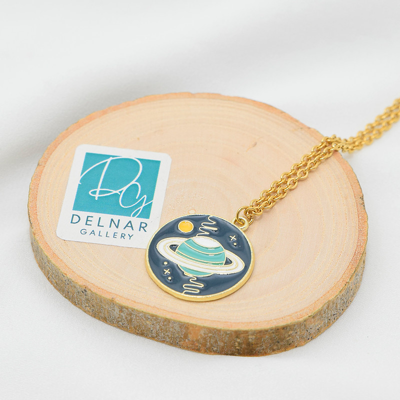 گردنبند دخترانه دلنار گالری مدل سیاره