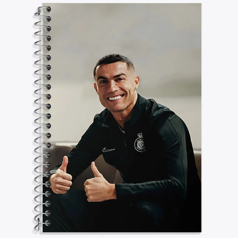 دفتر نت موسیقی 50 برگ خندالو طرح کریستیانو رونالدو کد F5967