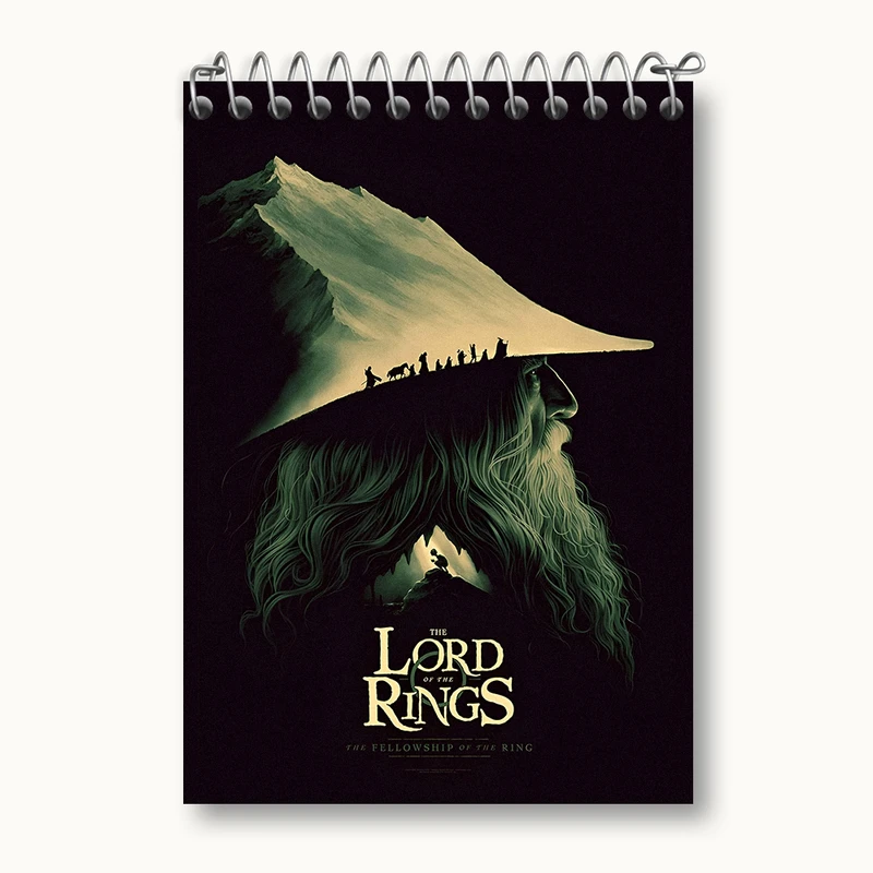 دفتر یادداشت 50 برگ خندالو طرح ارباب حلقه ها (Lord of the Rings)  کد N2849