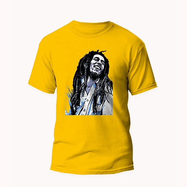 تی شرت آستین کوتاه مردانه مدل باب مارلی کد mos010