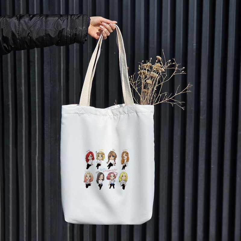 ساک خرید خندالو مدل گروه موسیقی Girls`Generation کد 2114