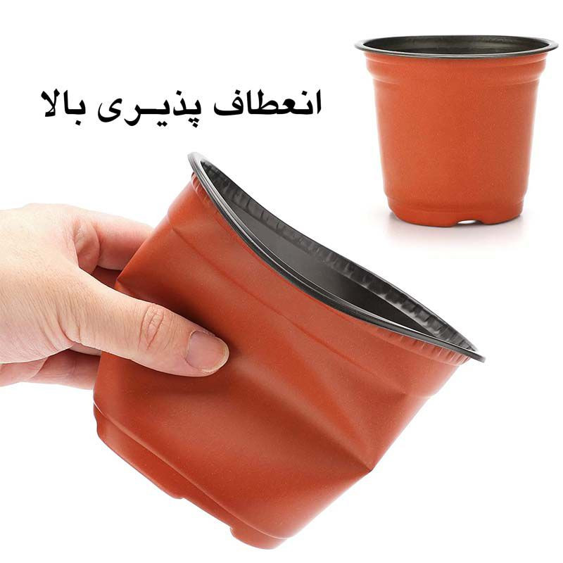 گلدان طرح ژله ای مدل a08 بسته 10 عددی