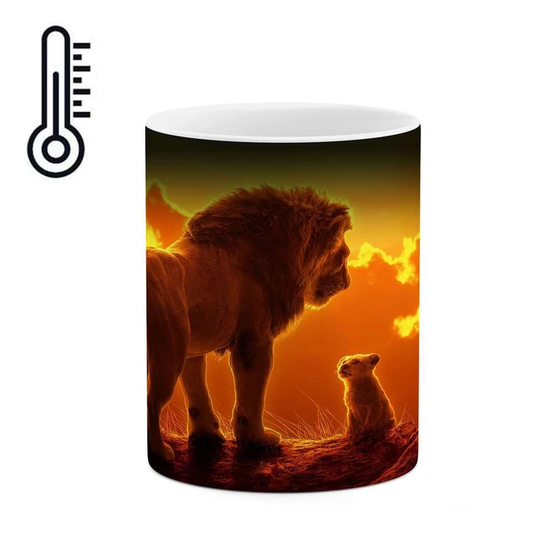 ماگ حرارتی کاکتی مدل شیر کد mgh14385