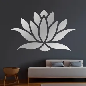 آینه پلکسی گلس مدل دکوراتیو کد N70 مجموعه 13 عددی