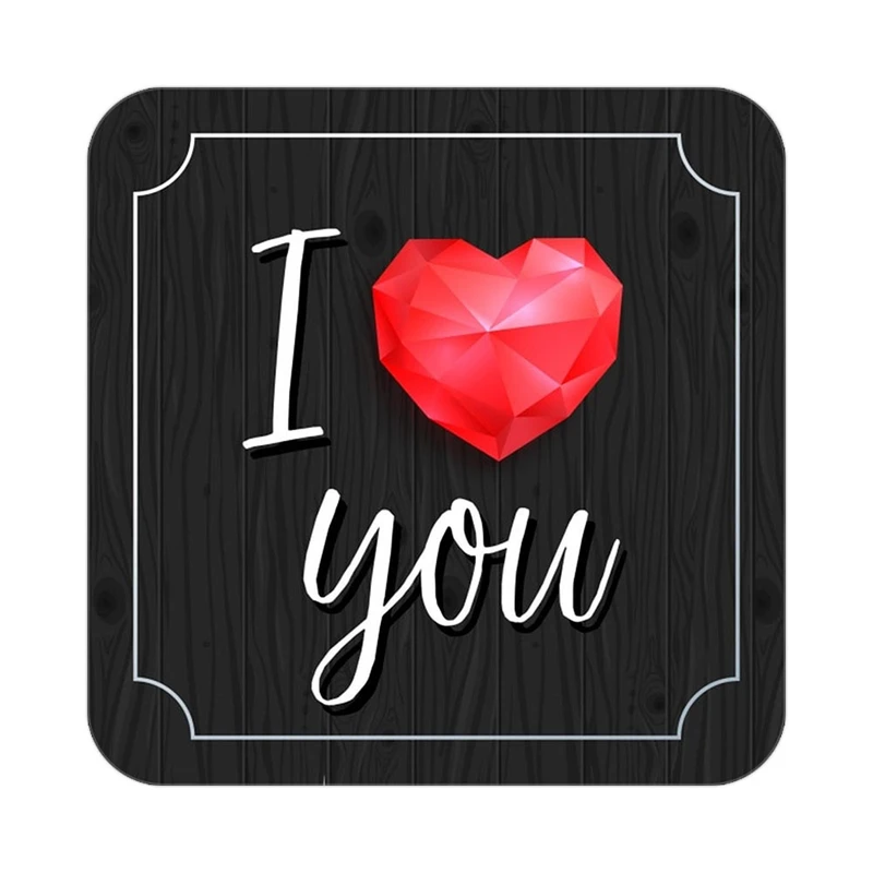 زیر لیوانی کاکتی طرح عاشقانه مدل mp40441