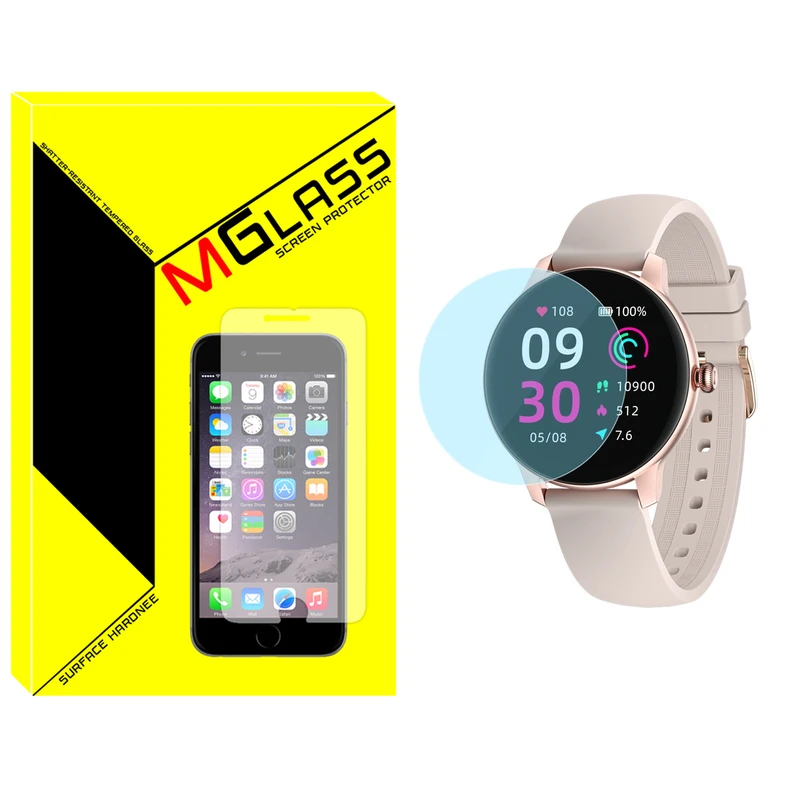 محافظ صفحه نمایش شیشه‌ای ام‌گلس مدل Glass-MG مناسب برای ساعت هوشمند کیسلکت L11