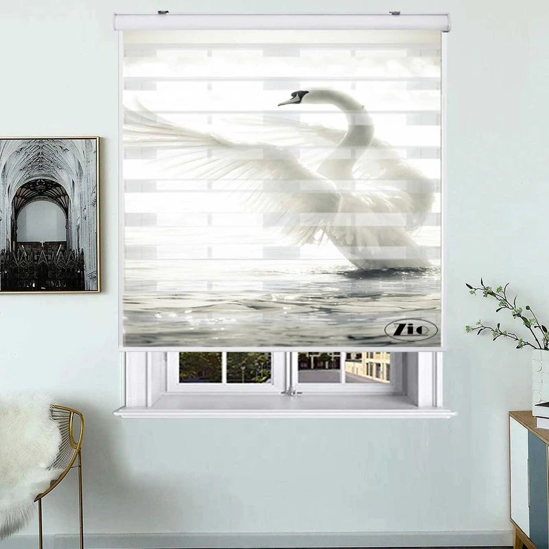 پرده زبرا زیو کد OA7057 سایز 150x150 سانتی متر