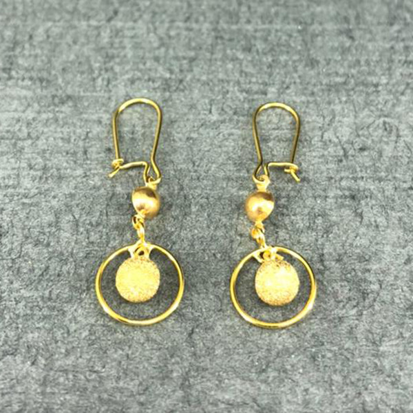 گوشواره طلا 18 عیار زنانه دوست خوب مدل dk492 - 2