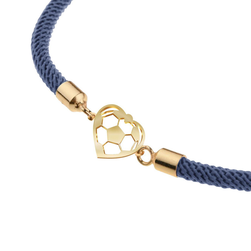 دستبند طلا 18 عیار زنانه مدوپد مدل توپ فوتبال کد D12-10480