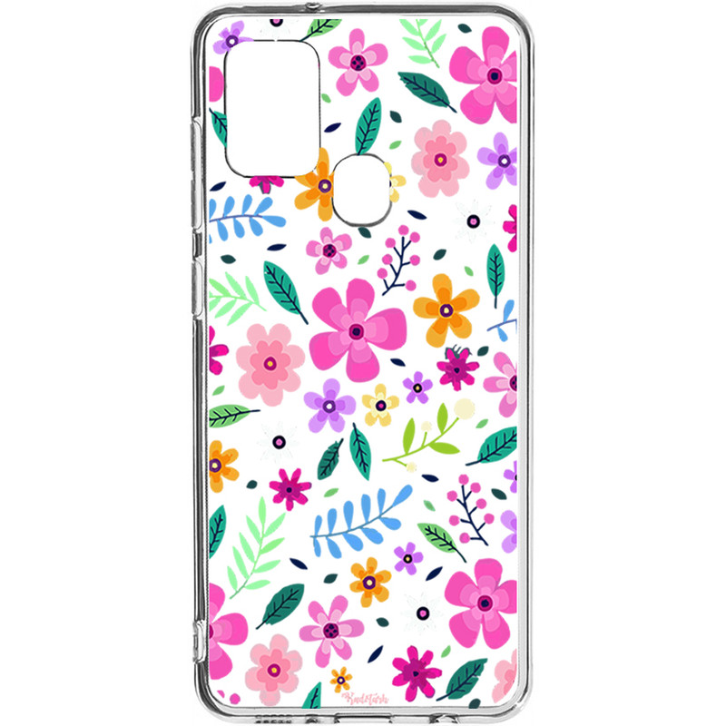 کاور طرح گل مناسب برای گوشی موبایل سامسونگ Galaxy A21S