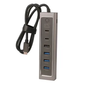 هاب 7 پورت USB-C کی نت پلاس مدل KP-HC37
