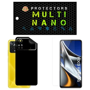 Multi Nano X-SFM Screen Protector For Xiaomi Poco X4 Pro 5G with back skin