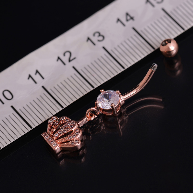 پیرسینگ ناف زنانه پایتخت مدل PS788_A پیرسینگ ناف زنانه پایتخت مدل PS788_A