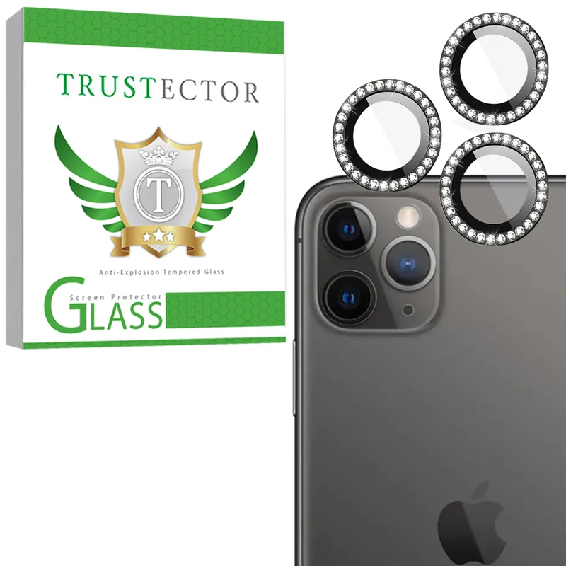 محافظ لنز دوربین شیشه‌ای تراستکتور مدل NRIT20 مناسب برای گوشی موبایل اپل iPhone 11 Pro Max