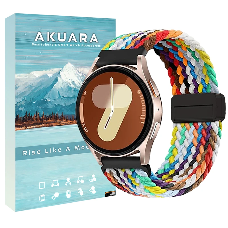 بند آکوآرا مدل Woven solomag AK مناسب برای ساعت هوشمند شیائومی Redmi Watch 5 Active / Watch 5 Lite 22mm
