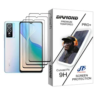 JF Diamond Glass3 Ceramics Screen Protector For  Y76 5G Pack Of 3