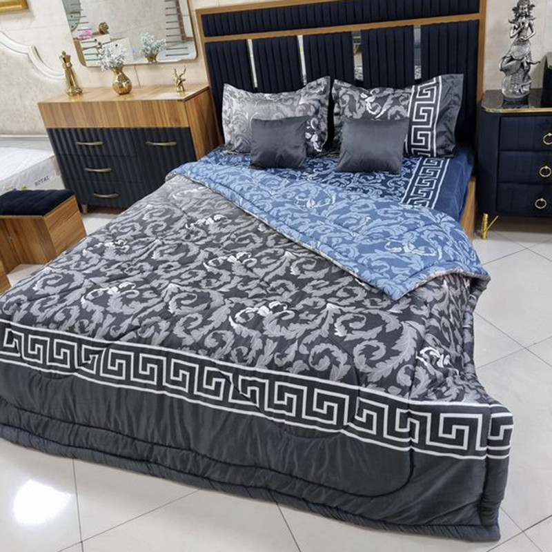 سرویس روتختی مدل نخ کتان 2 نفره 6 تکه