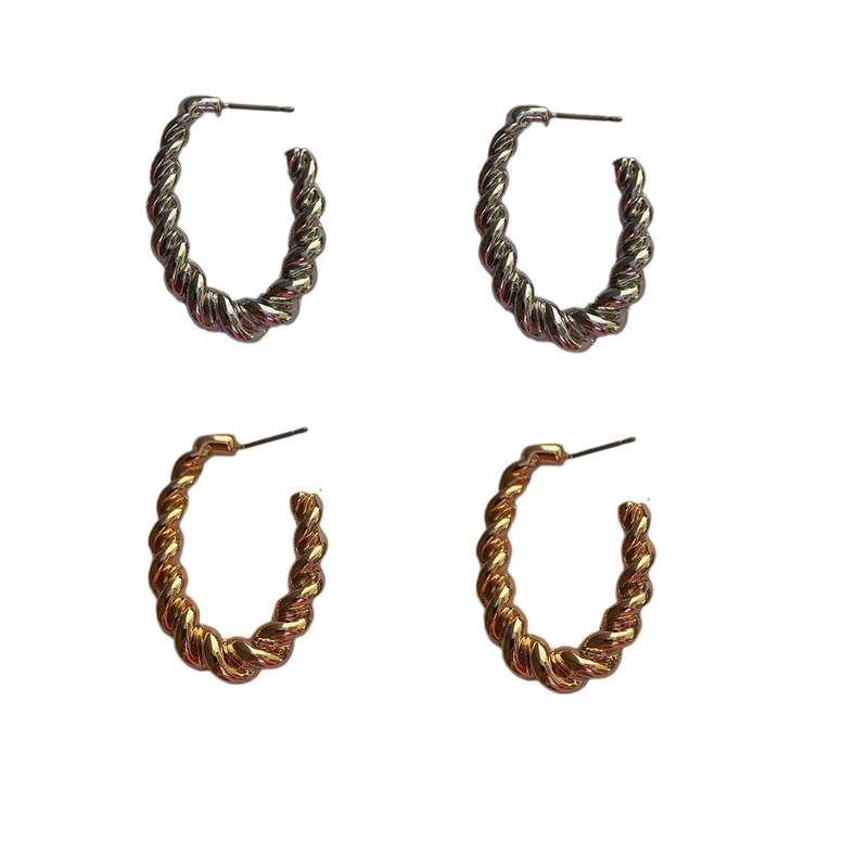 گوشواره زنانه آی ام مدل SMR 0184 مجموعه 2 عددی گوشواره زنانه آی ام مدل SMR 0184 مجموعه 2 عددی