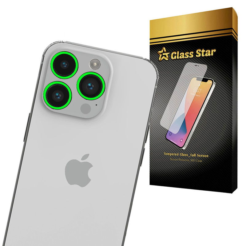 محافظ لنز دوربین گلس استار مدل LIGHTLENS مناسب برای گوشی موبایل اپل iPhone 14 Pro