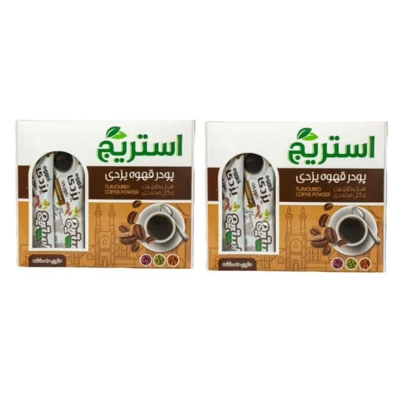 قهوه یزدی فوری استریج دو بسته 10 عددی