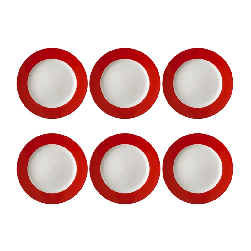 پیش دستی دسرخوری چینی زرین ایران مدل ایتالیا 16 درجه یک بسته شش عددی