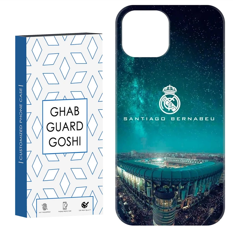 کاور قاب گارد گوشی طرح رئال مادرید کد Dimo-587 مناسب برای گوشی موبایل اپل IPHONE 12 / 12 PRO