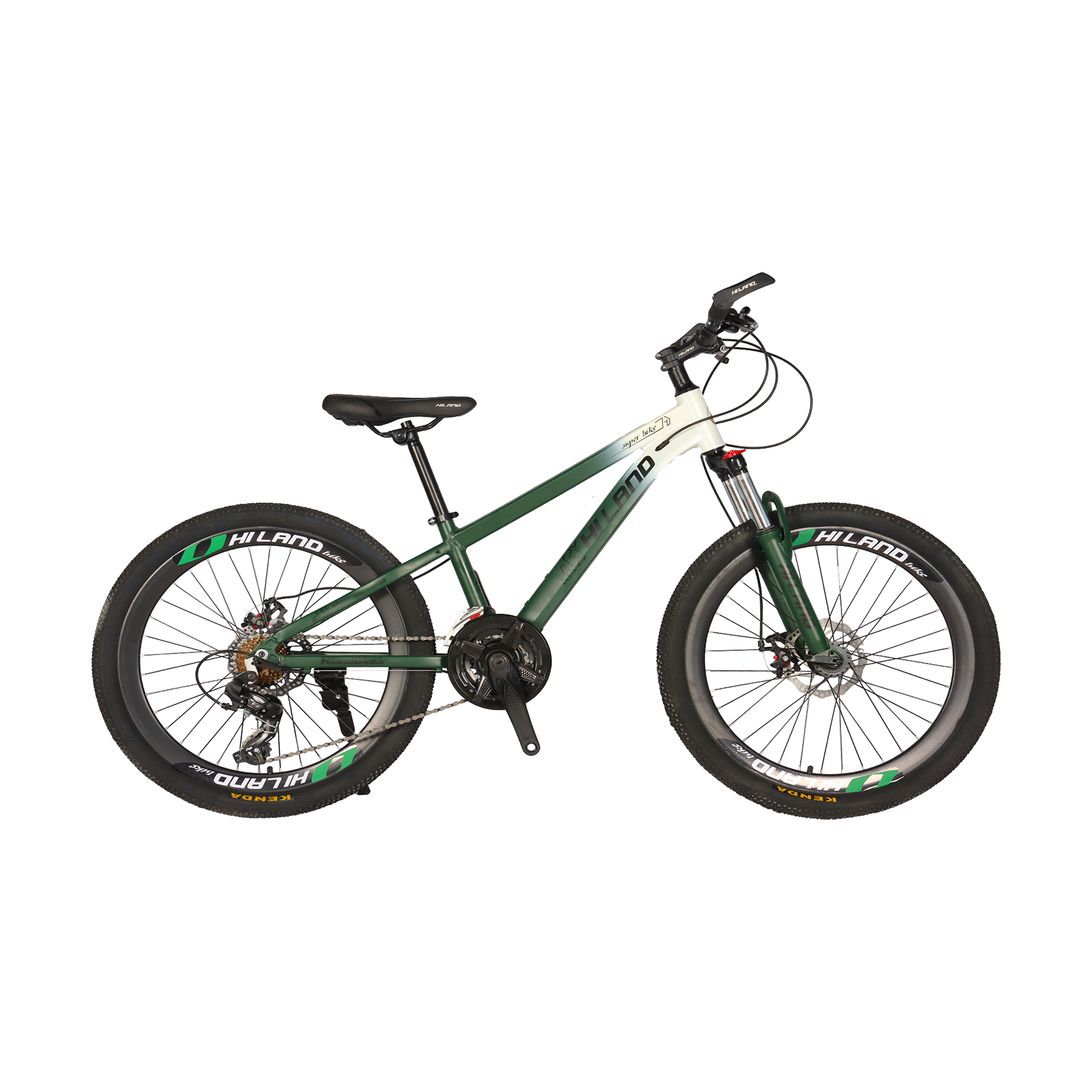 دوچرخه کوهستان هایلند مدل آلومنیوم سایز 24 رنگ سبز