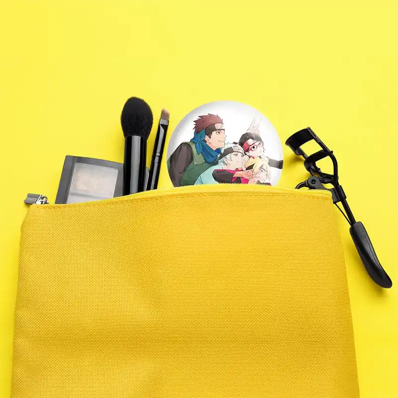 آینه جیبی خندالو مدل بوروتو و دوستان انیمه بوروتو Boruto  کد 13156