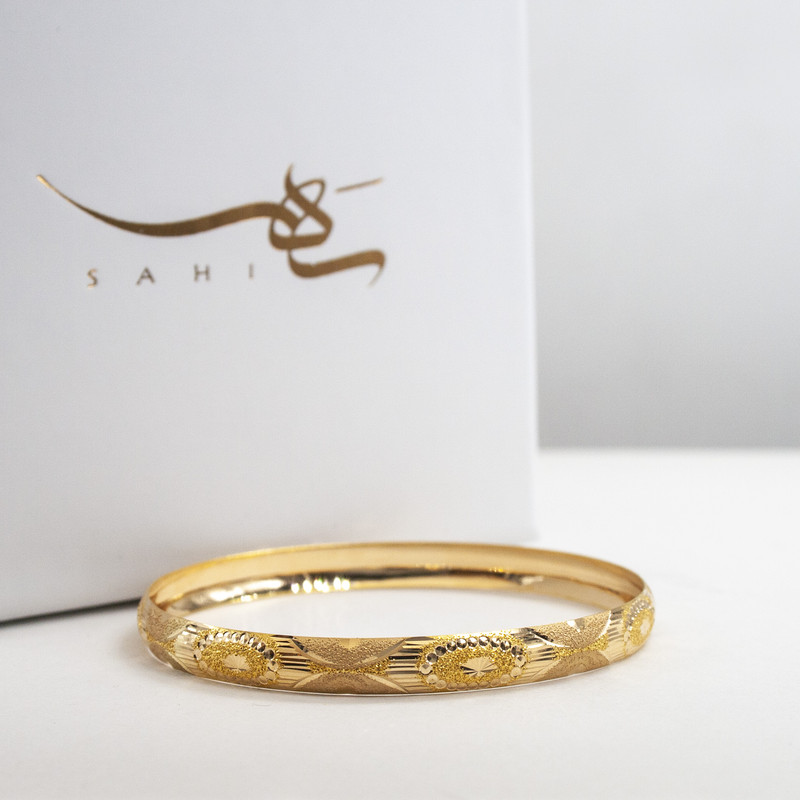 النگو طلا 18 عیار زنانه سهی مدل VB51-3 النگو طلا 18 عیار زنانه سهی مدل VB51-3